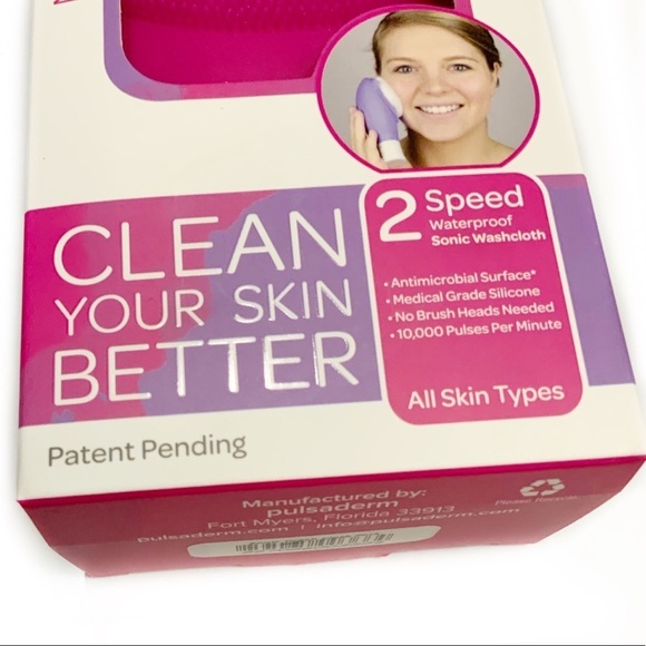 Pulsaderm Sonic Face Wash Cloth, Pink NEW Product - Picture 7 of 8